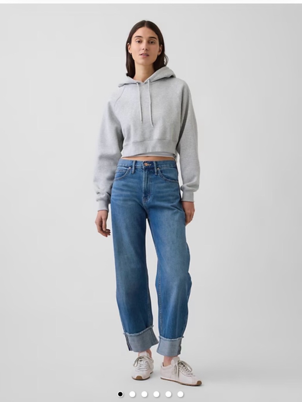 GAP High Rise Barrel Jeans